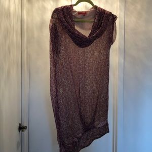 Manila Grace silk above the knee dress